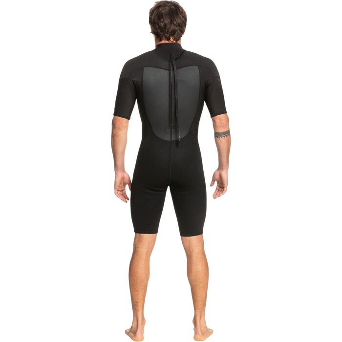 2024 Quiksilver Mens Prologue 2mm Back Zip Shorty Wetsuit EQYW503032 - Black